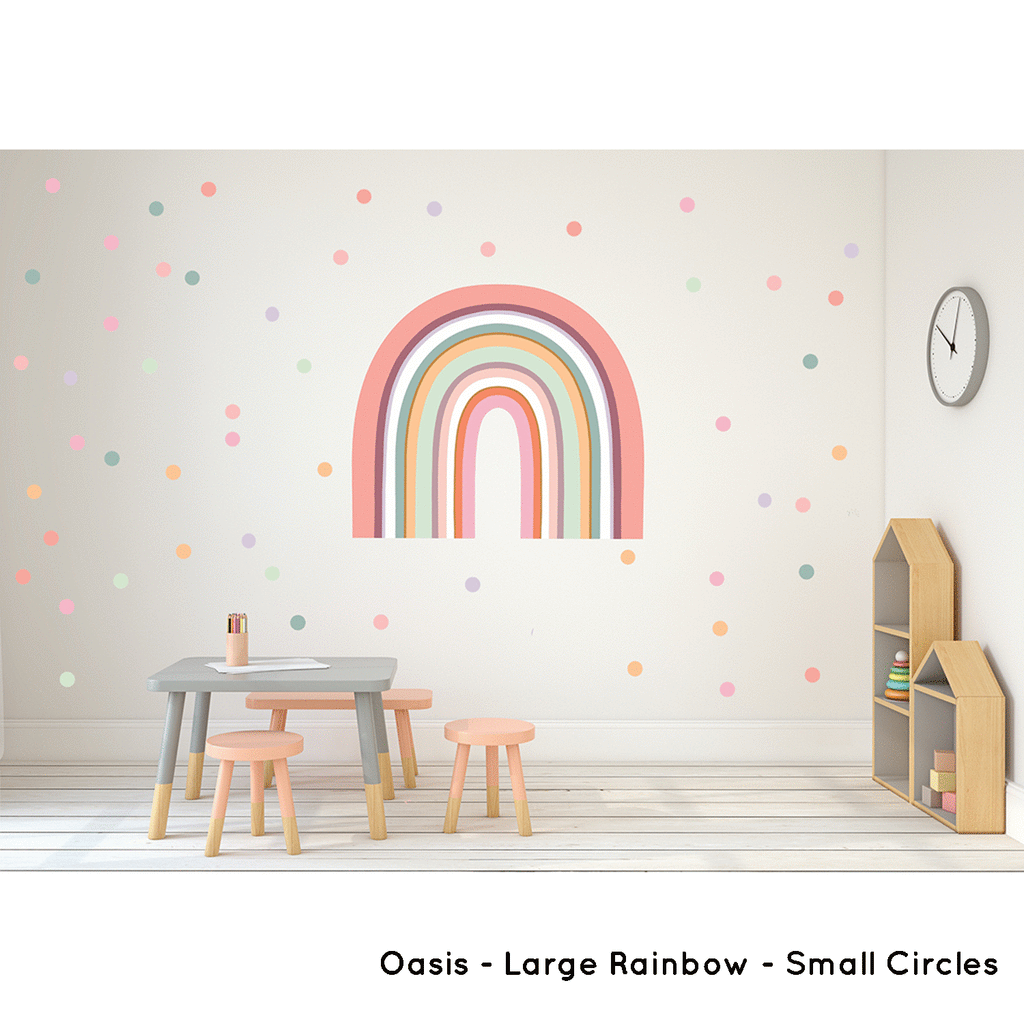 New! Arch Rainbows | Removable Fabric Wall Decals Rainbows My Hidden Forest 