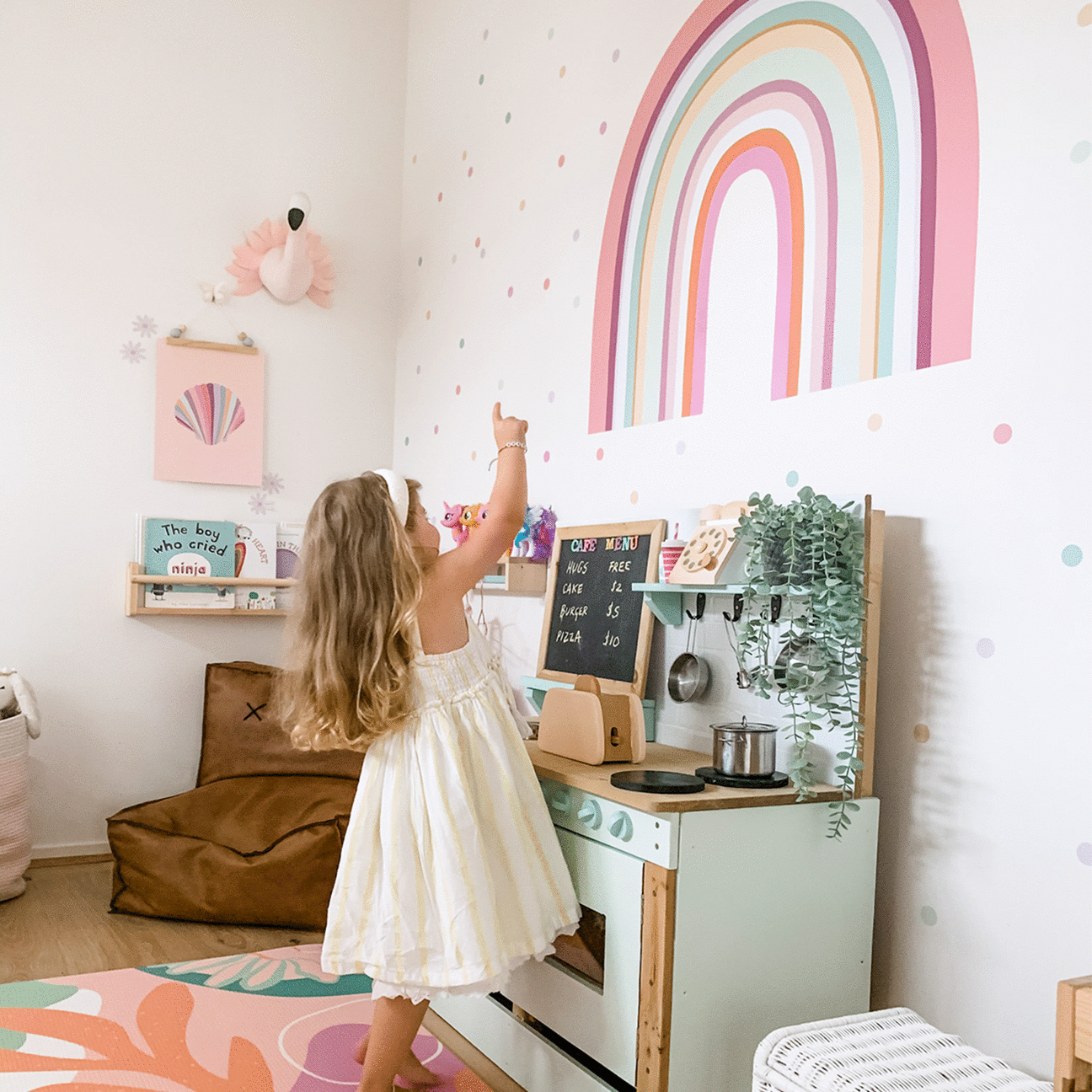 New! Arch Rainbows | Removable Fabric Wall Decals Rainbows My Hidden Forest 