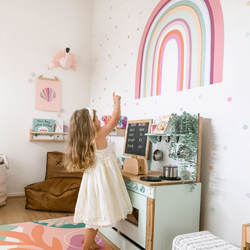 New! Arch Rainbows | Removable Fabric Wall Decals Rainbows My Hidden Forest 