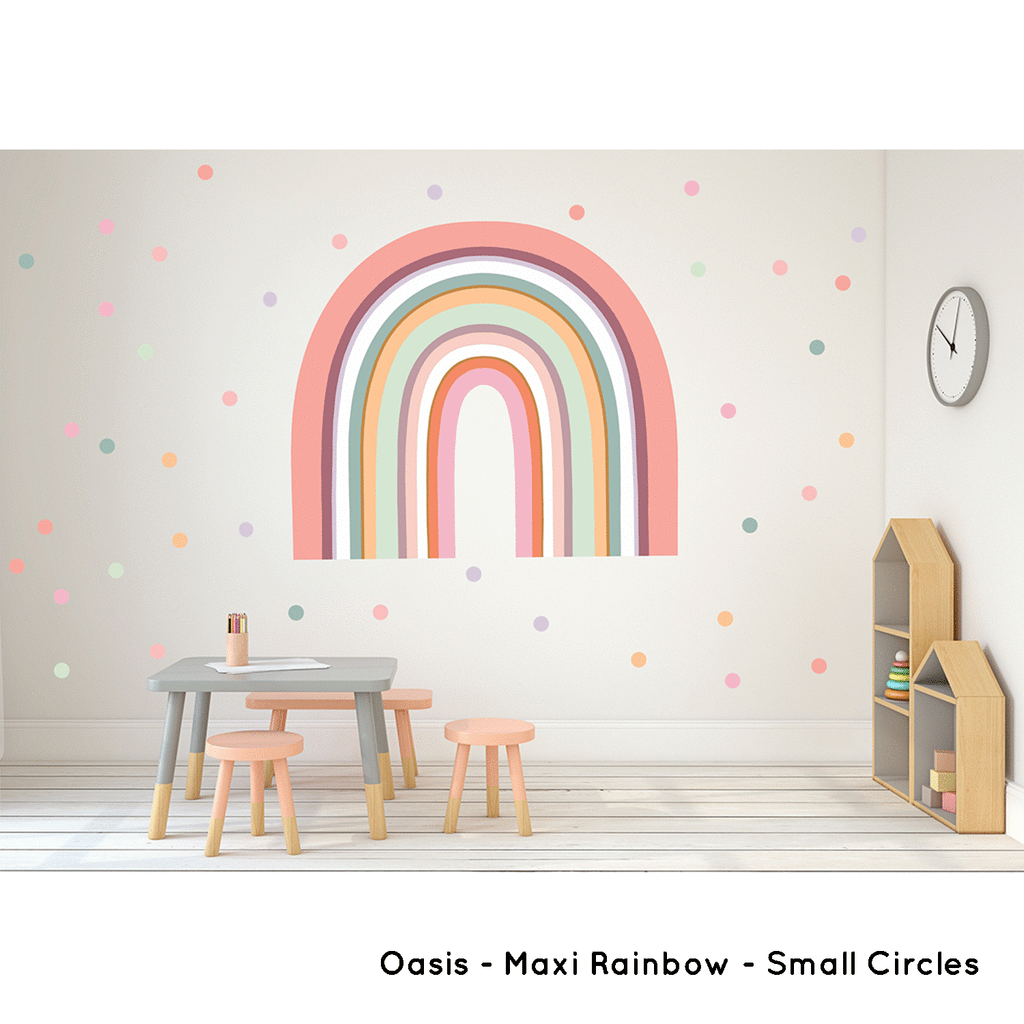 New! Arch Rainbows | Removable Fabric Wall Decals Rainbows My Hidden Forest 