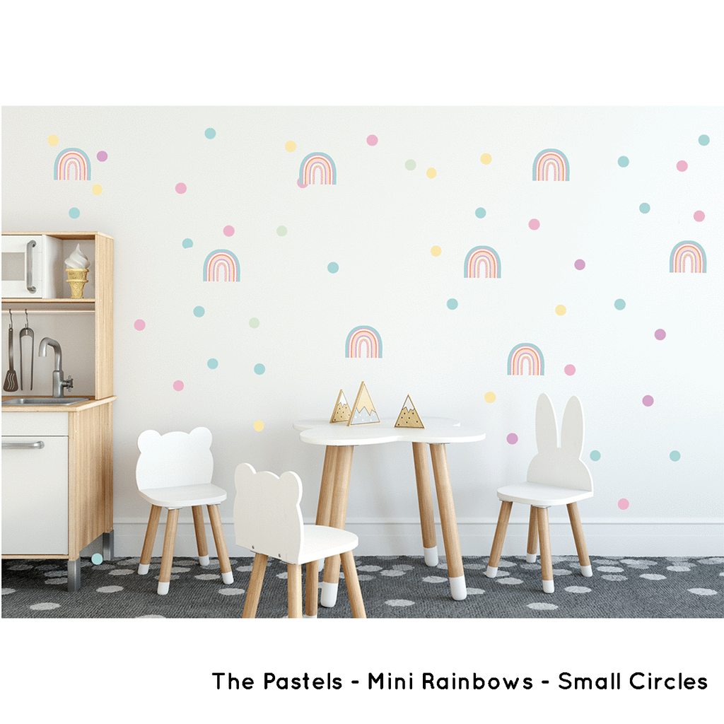New! Arch Rainbows | Removable Fabric Wall Decals Rainbows My Hidden Forest 