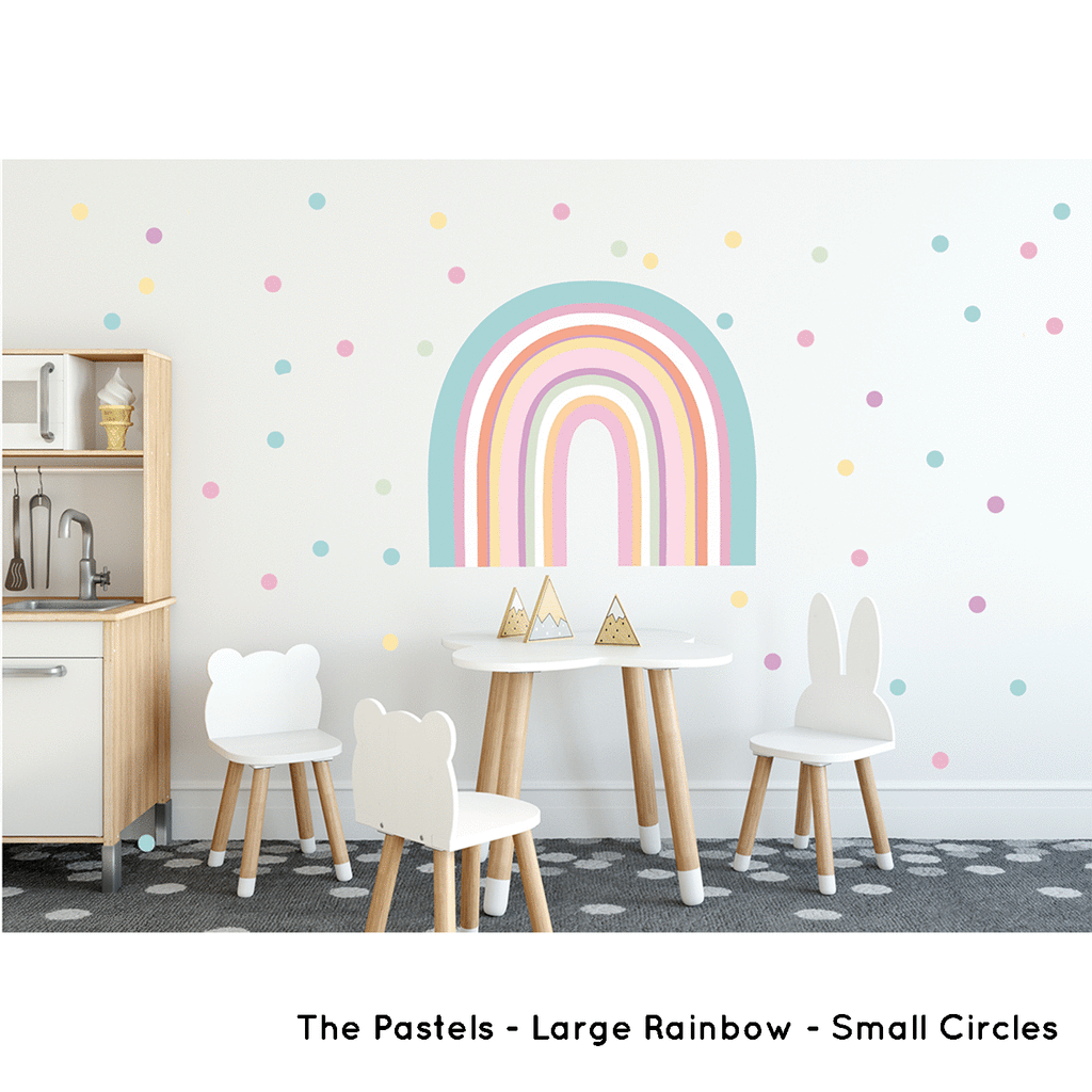New! Arch Rainbows | Removable Fabric Wall Decals Rainbows My Hidden Forest 