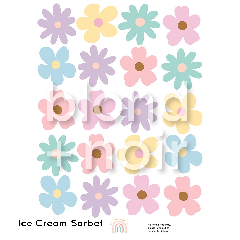 New colours! Wildflowers | Wall Decals Rainbows My Hidden Forest 