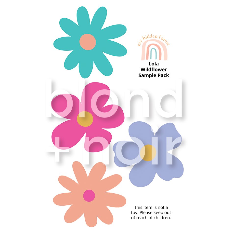 New colours! Wildflowers | Wall Decals Rainbows My Hidden Forest 