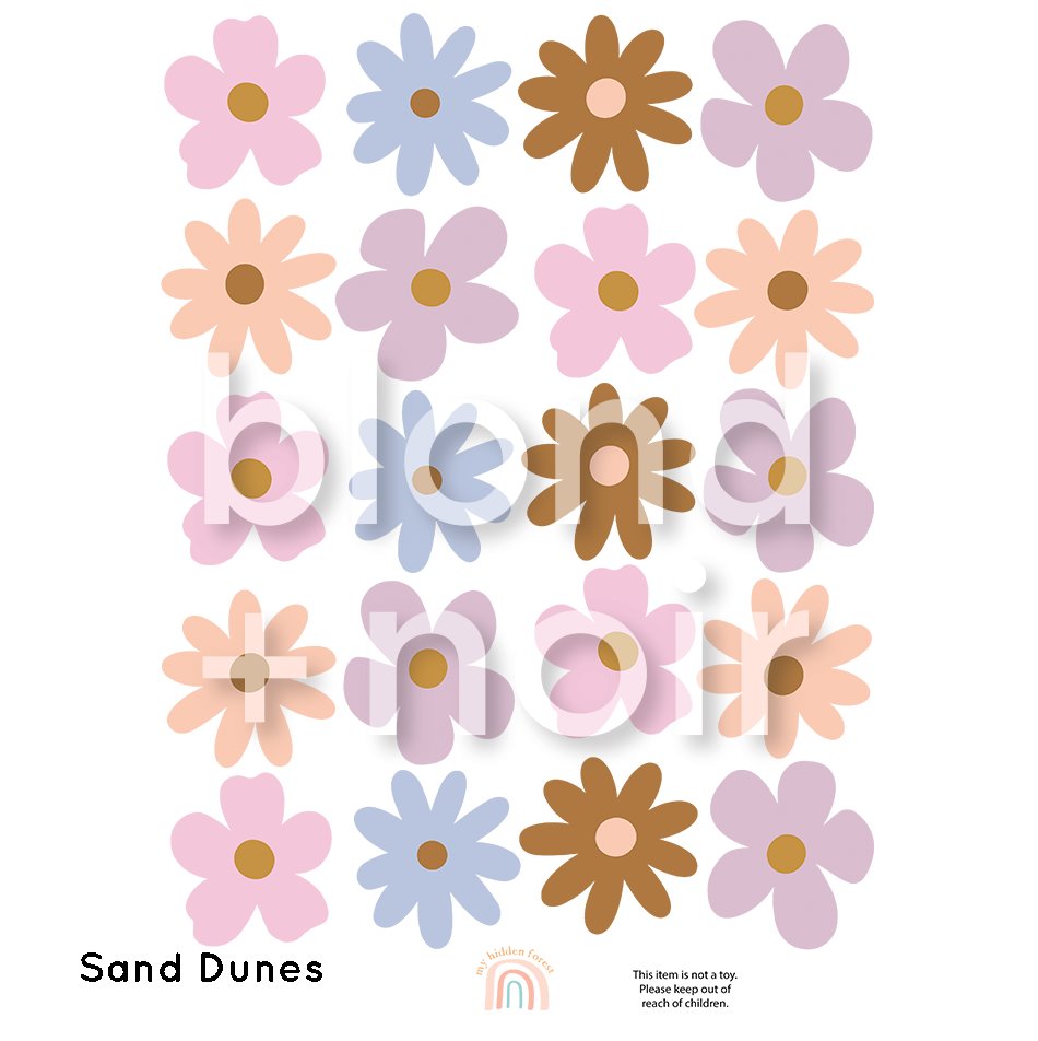 New colours! Wildflowers | Wall Decals Rainbows My Hidden Forest 