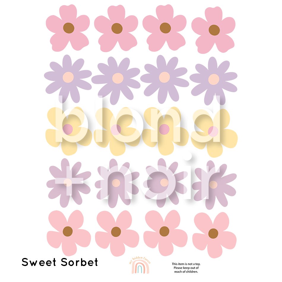 New colours! Wildflowers | Wall Decals Rainbows My Hidden Forest 