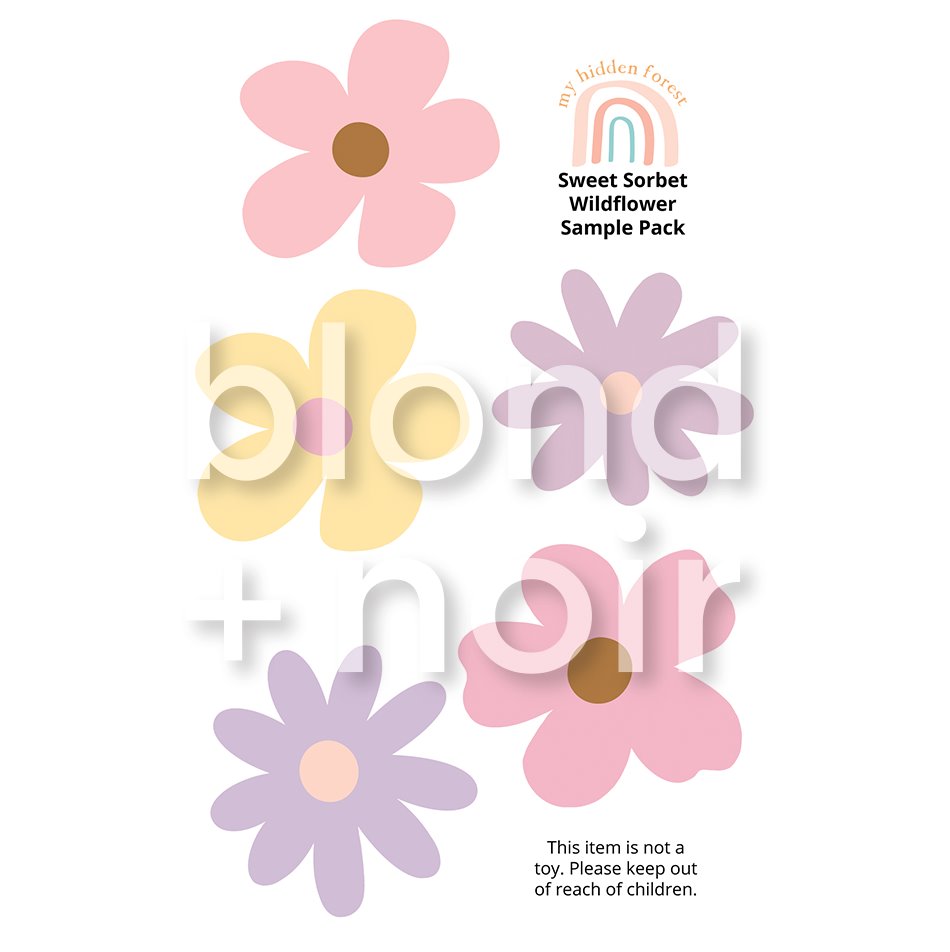 New colours! Wildflowers | Wall Decals Rainbows My Hidden Forest 