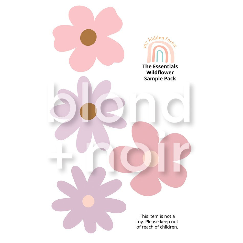 New colours! Wildflowers | Wall Decals Rainbows My Hidden Forest 