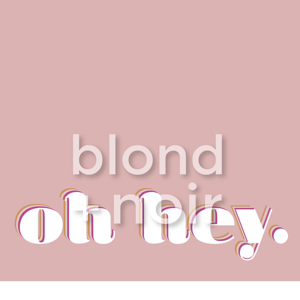 Oh Hey! Blush | Modern Art Print Art Prints Blond + Noir 