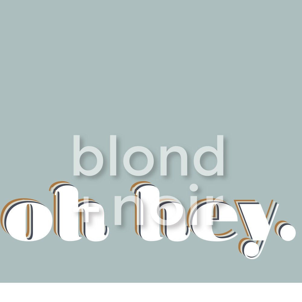 Oh Hey! Dusty Sky | Modern Art Print Art Prints Blond + Noir 