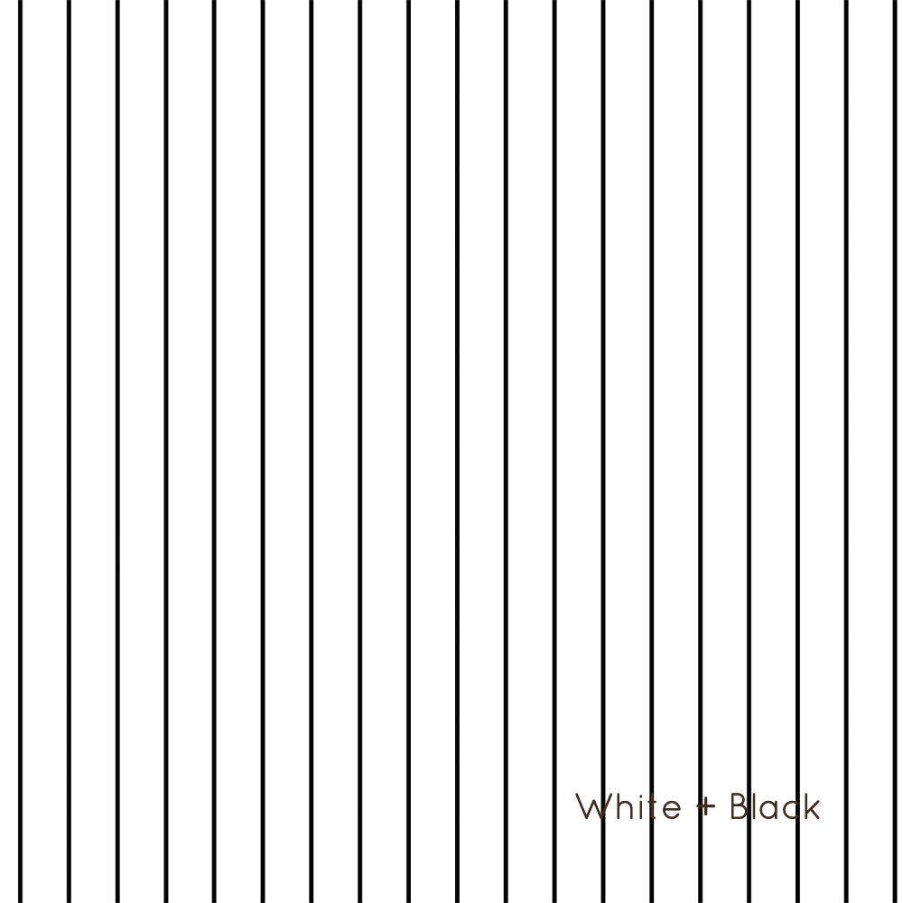 Pin Stripes | Full & Half Wall Wallpaper Wallpaper Blond + Noir 