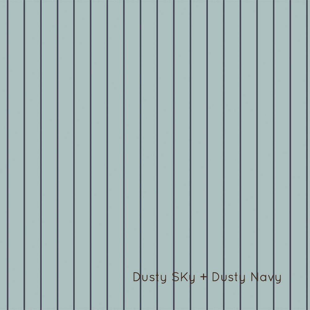 Pin Stripes | Full & Half Wall Wallpaper Wallpaper Blond + Noir 