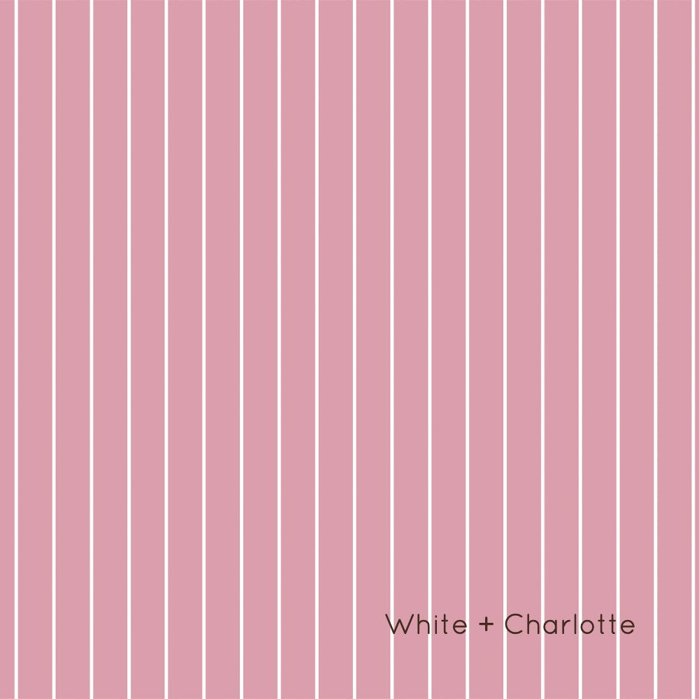 Pin Stripes | Full & Half Wall Wallpaper Wallpaper Blond + Noir 