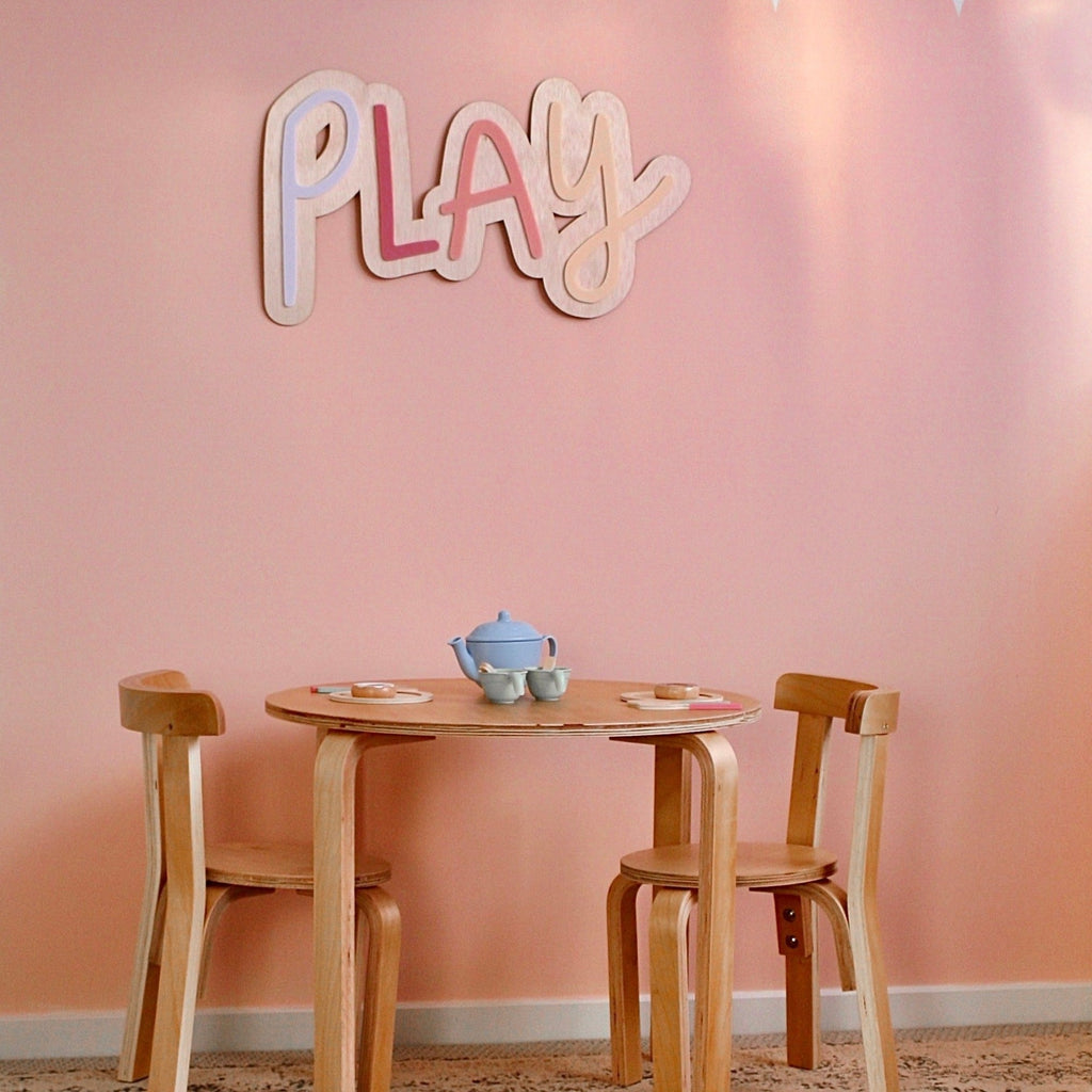 Play Sign Acrylic Name Letterly Australia 