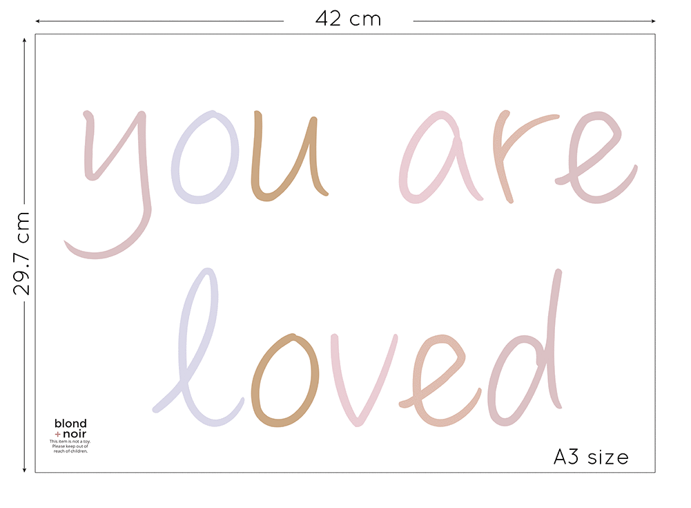 Posy Collection: Custom Name or Quote | Removable PhotoTex Wall Decals Wall Decals Blond + Noir 