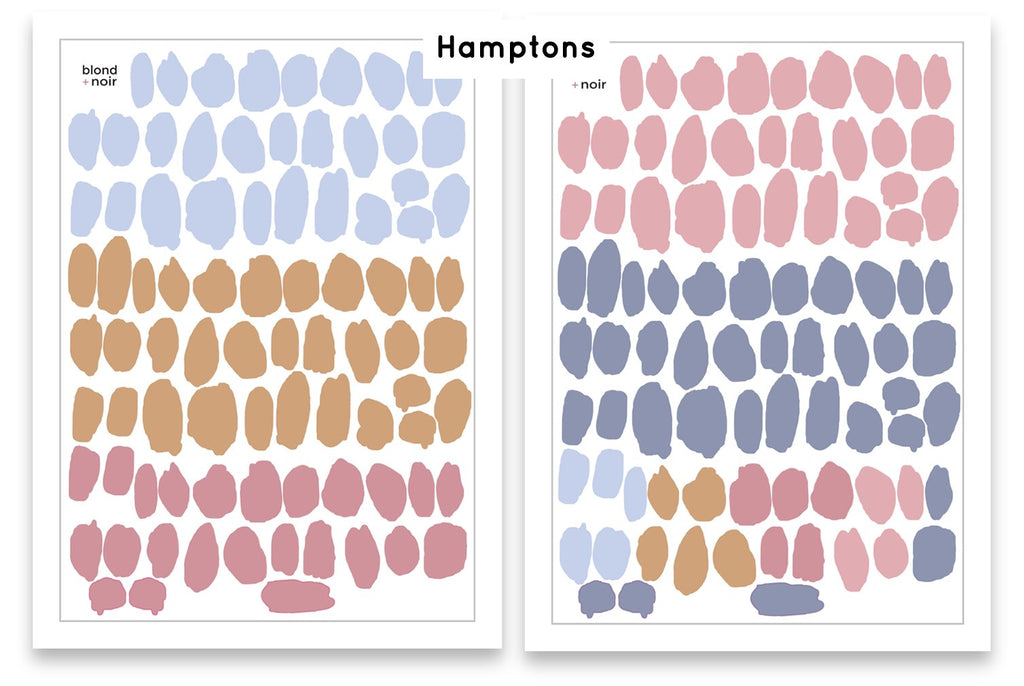 Pre-Made Animal Spot Packs | Removable PhotoTex Wall Decals Wall Decals Blond + Noir 