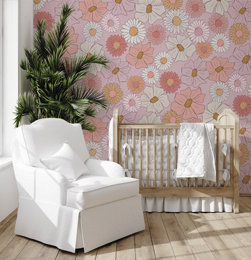 PRE-ORDER: Amélie - Spring | Removable Wallpaper | Full & Half Walls Wallpaper Blond + Noir 