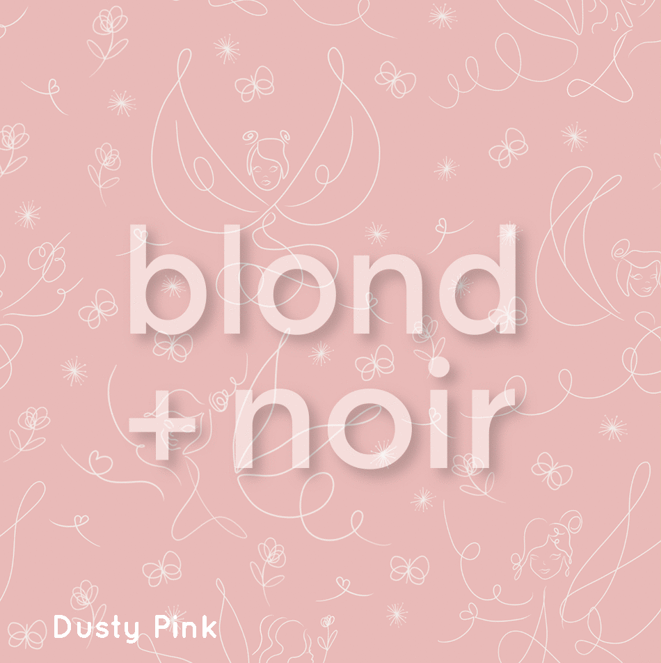 PRE-ORDER: Eve's Fairy Garden | Removable Wallpaper | Full & Half Walls Wallpaper Blond + Noir 