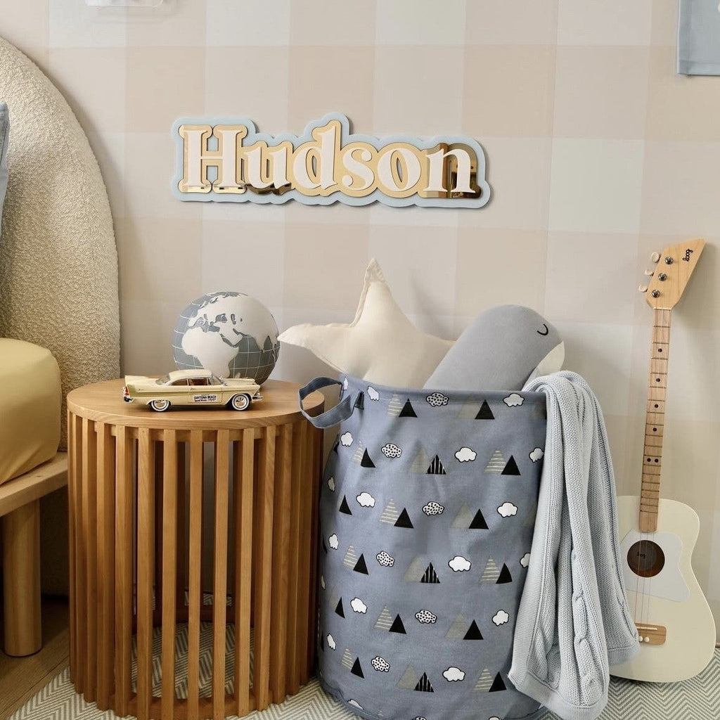 Retro Triple Layer Name Acrylic Name Letterly Australia 