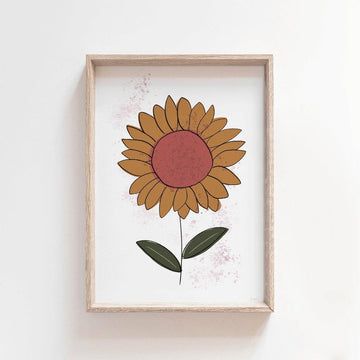 Sally | Sunflower Art Print Art Prints Blond + Noir 