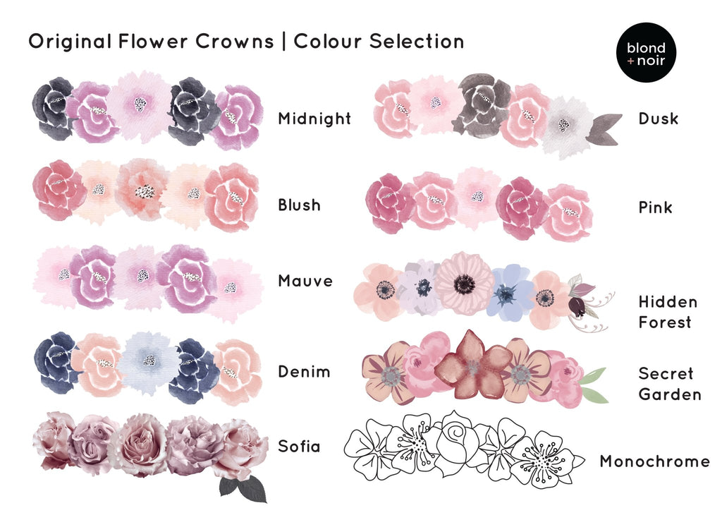 Sibling Birth Print | 2 to 5 Siblings Birth Print Blond + Noir 