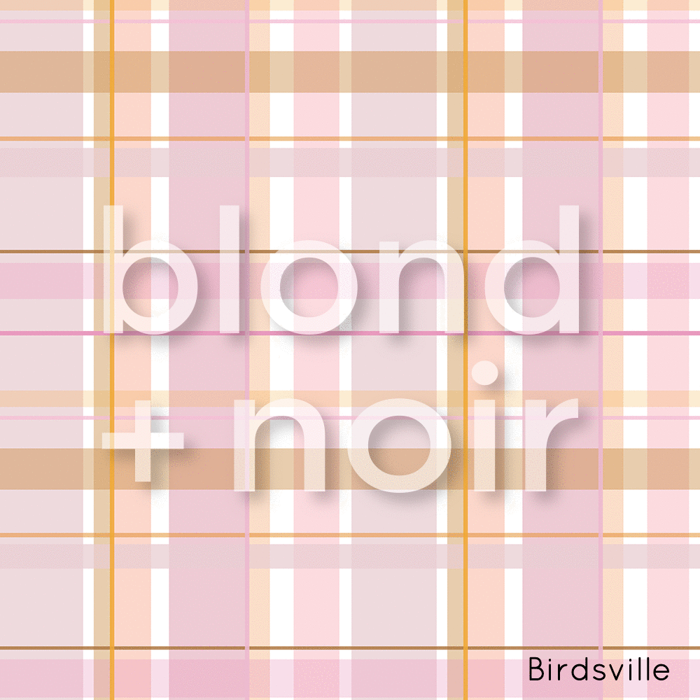 Single Arches | Gingham | Removable PhotoTex Wallpaper Arches Blond + Noir 