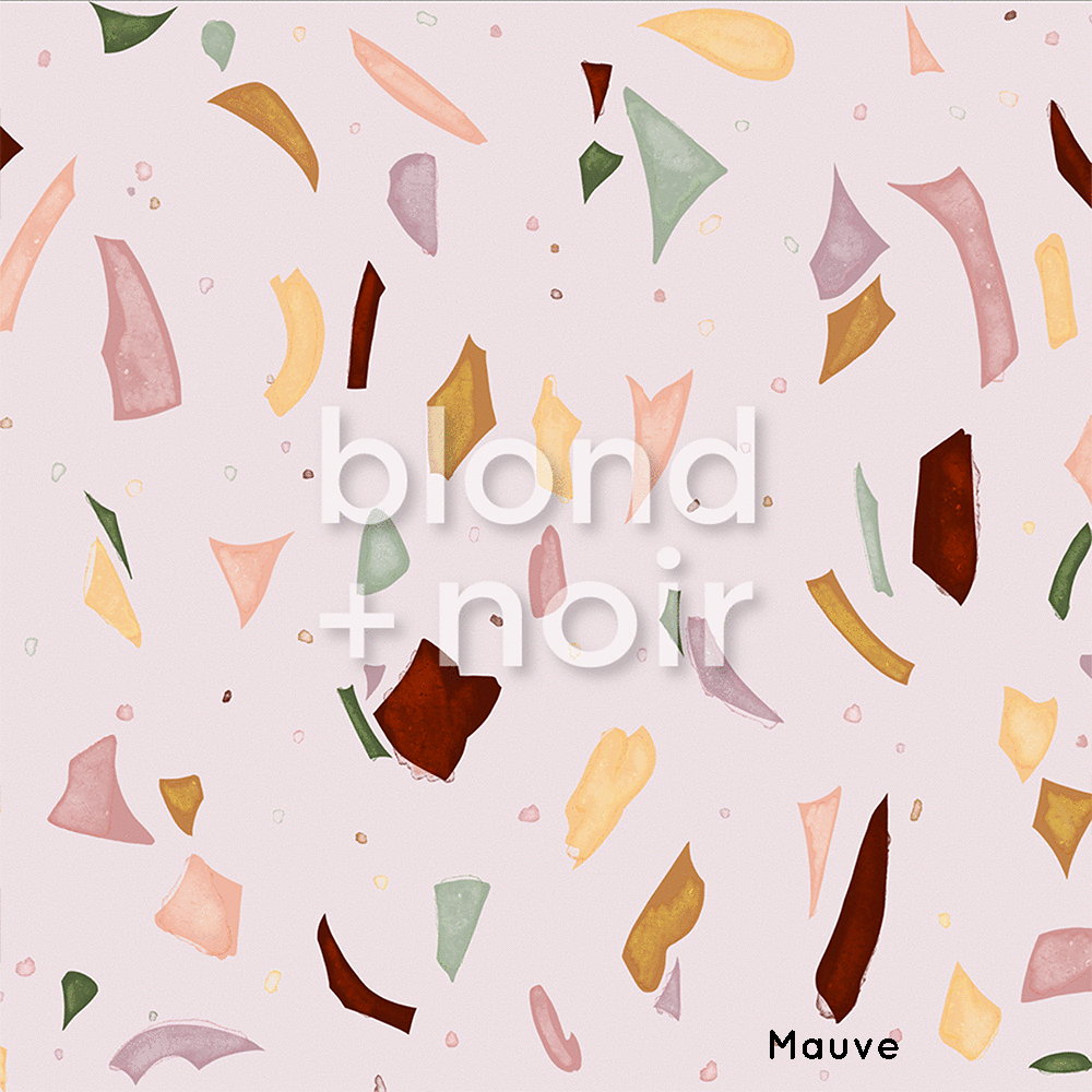 So Glassy | Removable PhotoTex Wallpaper | Full & Half Walls Wallpaper Blond + Noir 