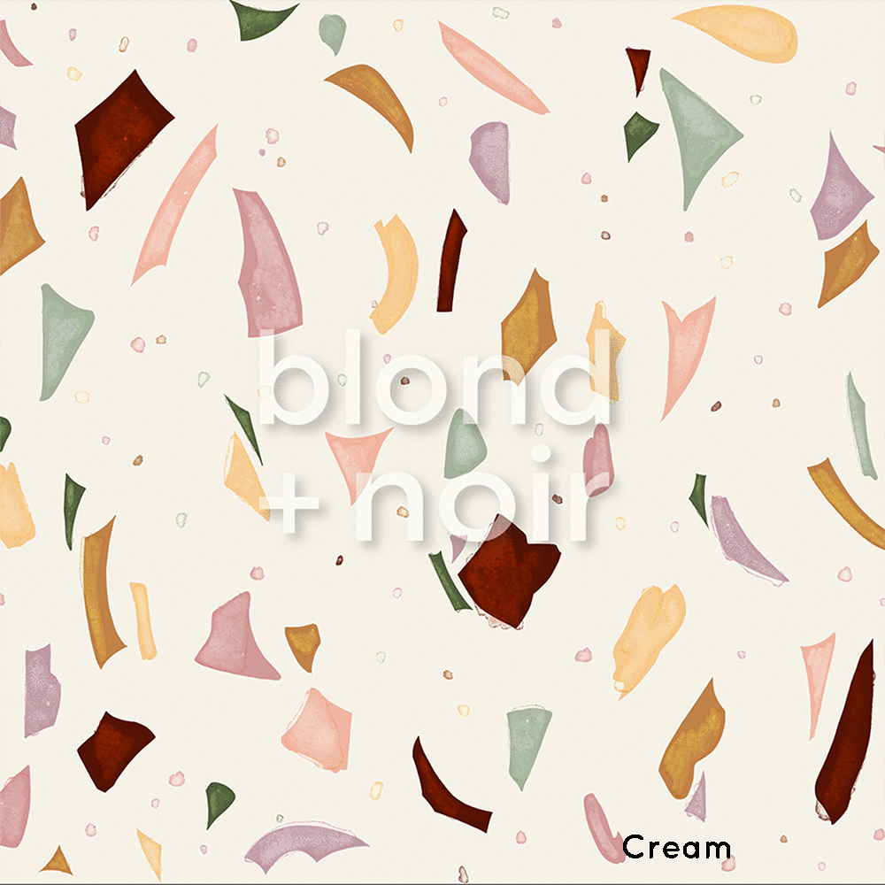 So Glassy | Removable PhotoTex Wallpaper | Full & Half Walls Wallpaper Blond + Noir 