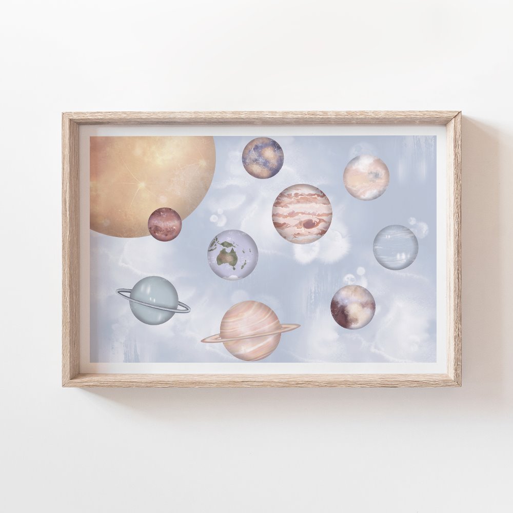 Solar System | Statement Art Print Art Prints Blond + Noir 