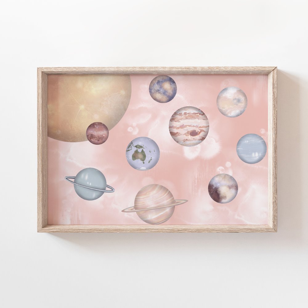 Solar System | Statement Art Print Art Prints Blond + Noir 