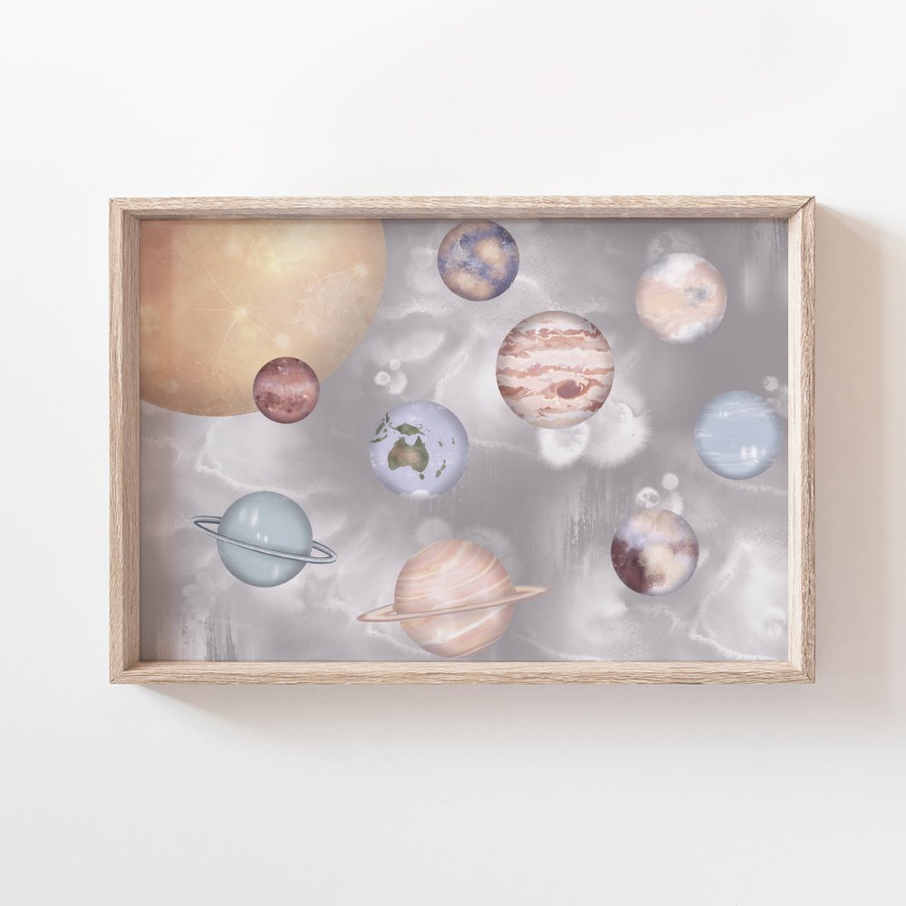 Solar System | Statement Art Print Art Prints Blond + Noir 