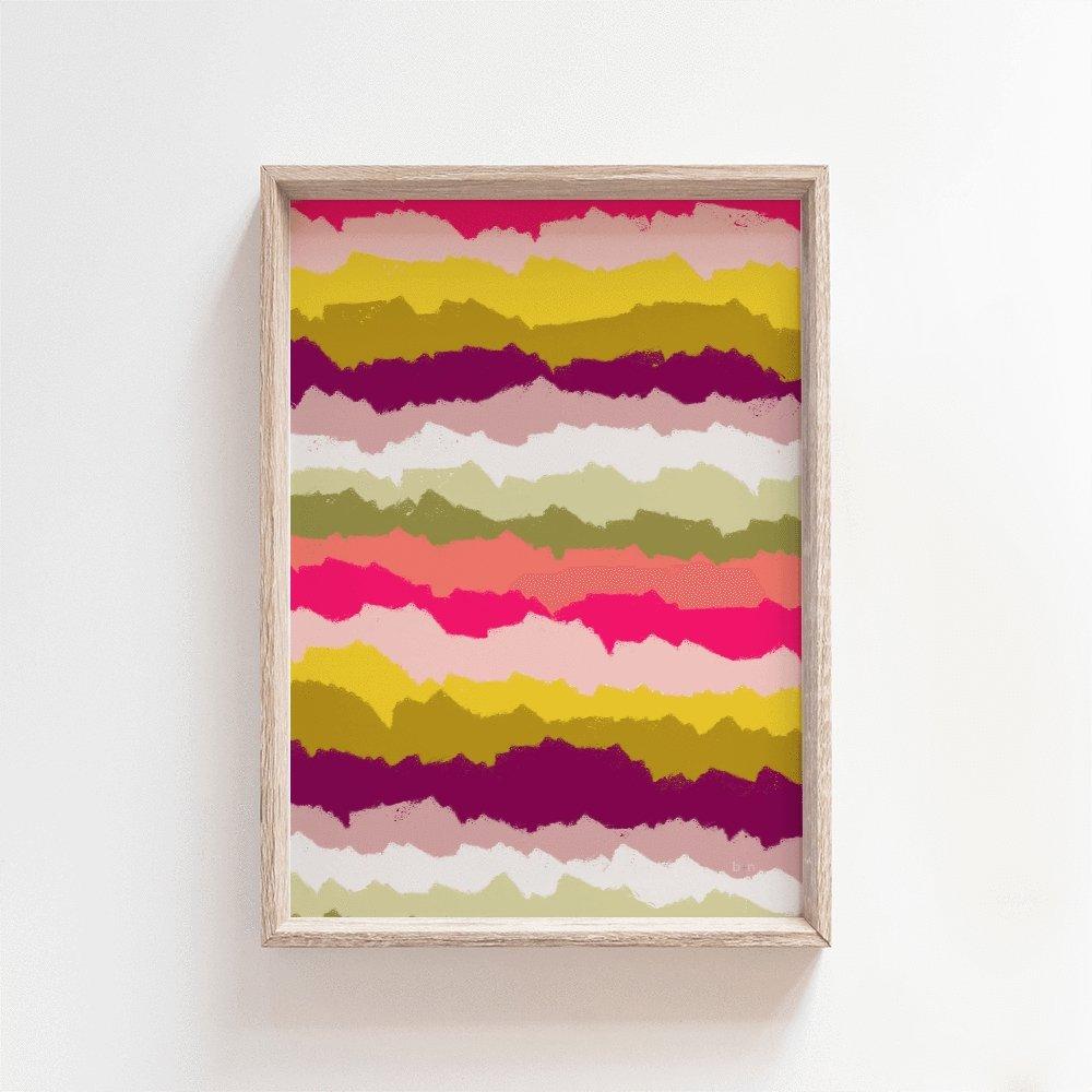 Sunrise Rainbow | Abstract Kids Art Print Art Prints Blond + Noir 
