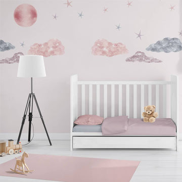 Sweet Dreams | Removable Fabric Wall Decals Wall Decals Blond + Noir 