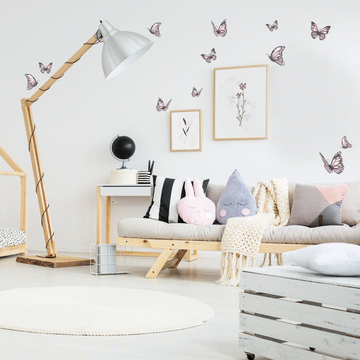 'The Original' Butterflies | Removable Fabric Wall Decals Butterflies Isla Dream 