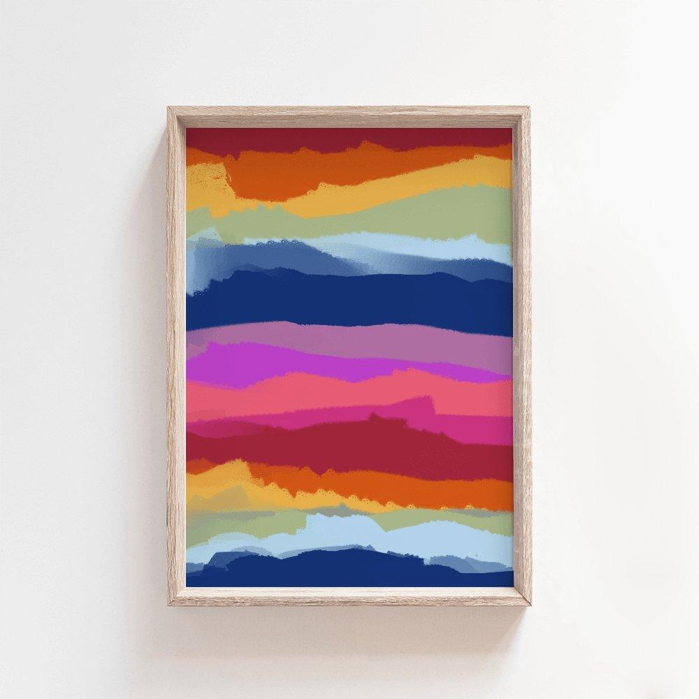 The Rainbow | Abstract Kids Art Print Art Prints Blond + Noir 