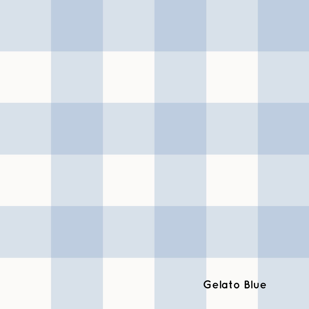 Traditional Gingham | Full & Half Wall Wallpaper Wallpaper Blond + Noir 