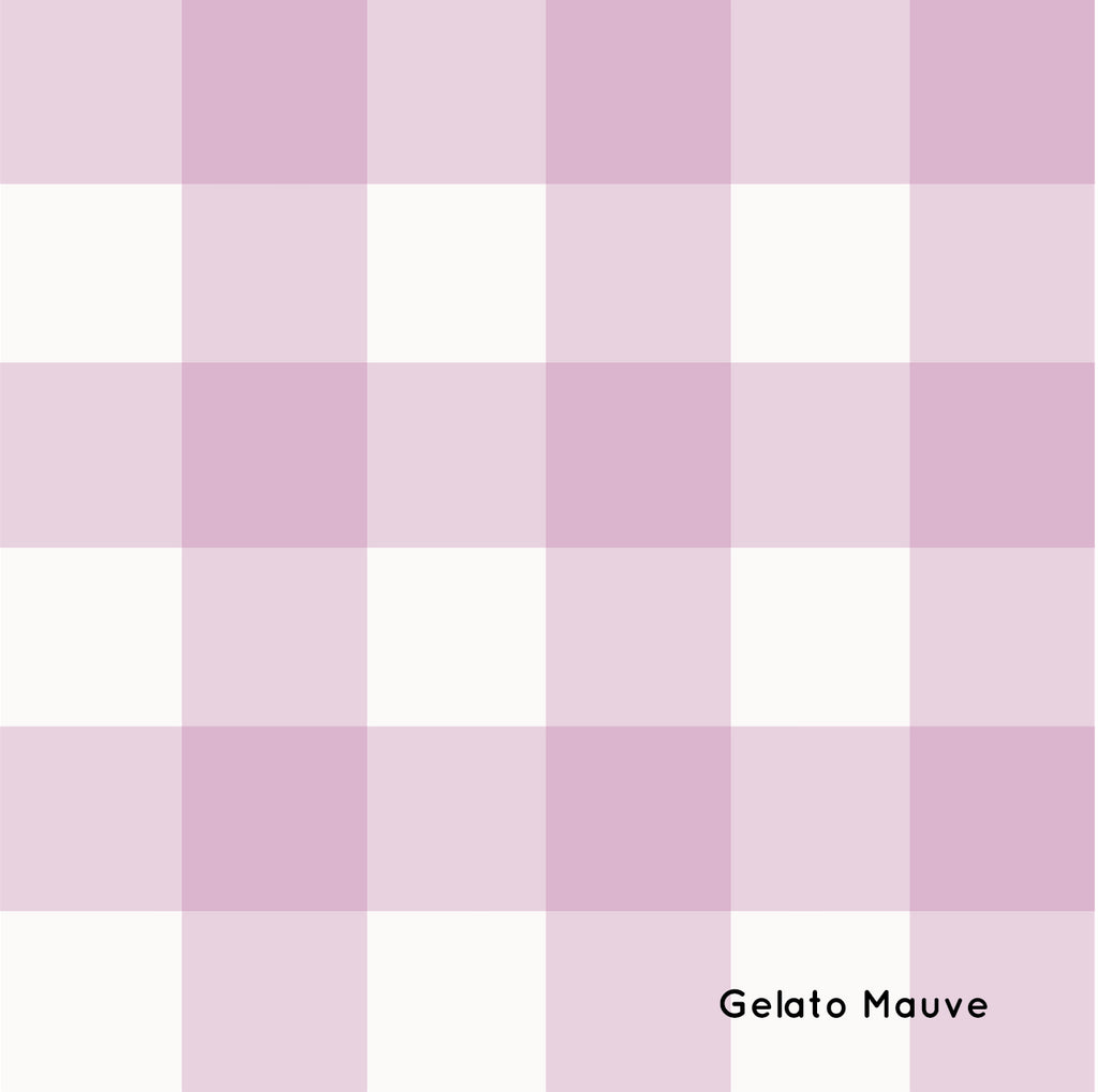 Traditional Gingham | Full & Half Wall Wallpaper Wallpaper Blond + Noir 