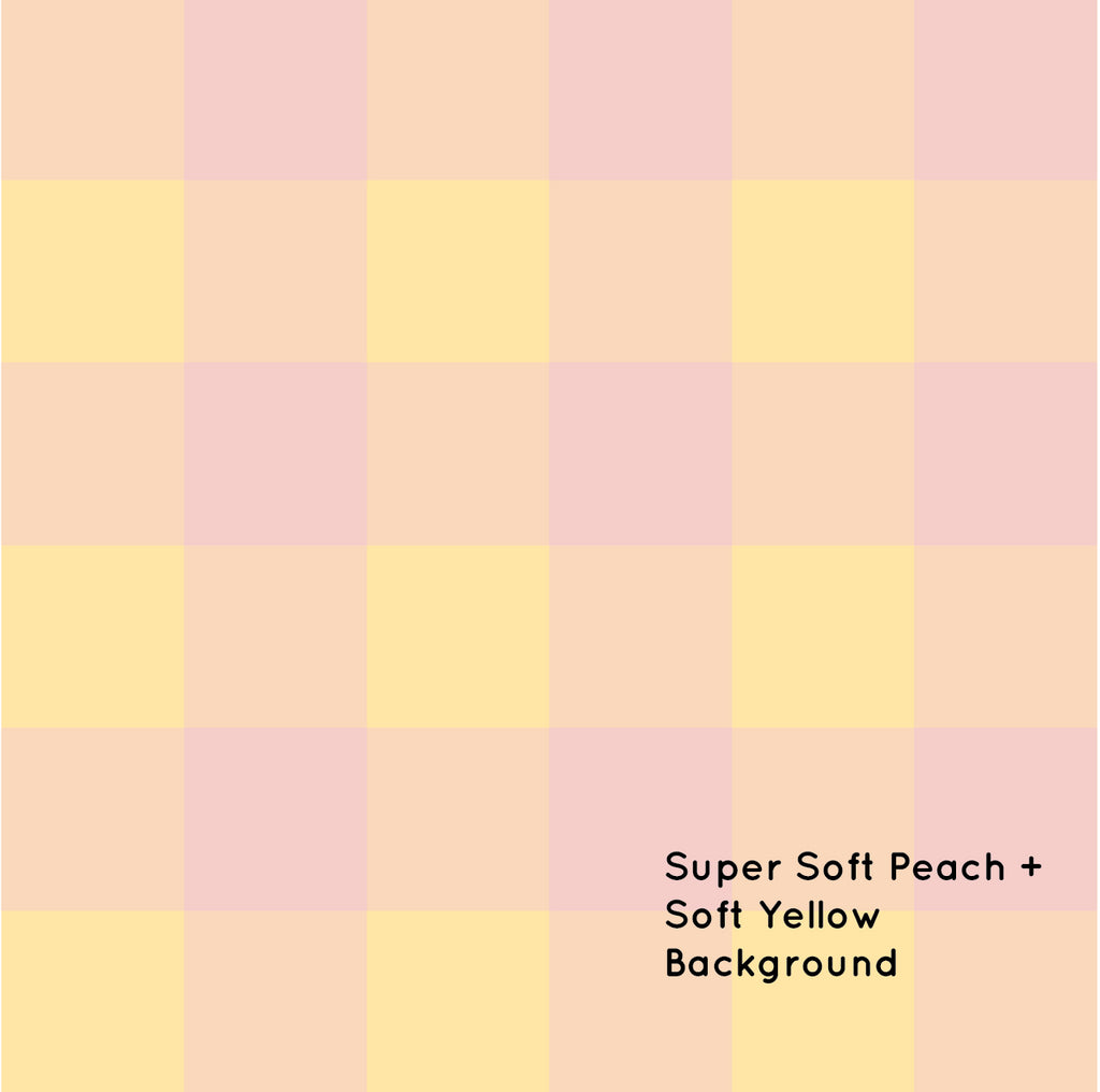 Traditional Gingham | Full & Half Wall Wallpaper Wallpaper Blond + Noir 