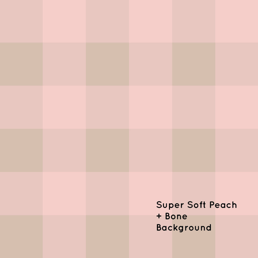 Traditional Gingham | Full & Half Wall Wallpaper Wallpaper Blond + Noir 