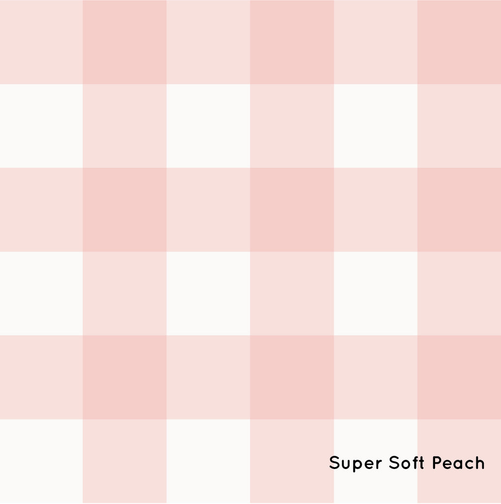 Traditional Gingham | Full & Half Wall Wallpaper Wallpaper Blond + Noir 