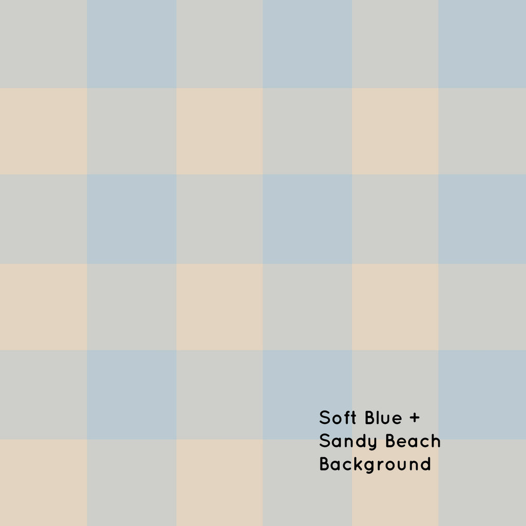 Traditional Gingham | Full & Half Wall Wallpaper Wallpaper Blond + Noir 