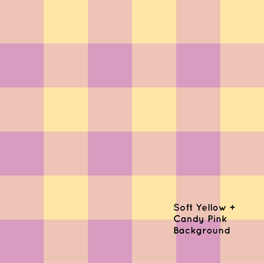 Traditional Gingham | Full & Half Wall Wallpaper Wallpaper Blond + Noir 