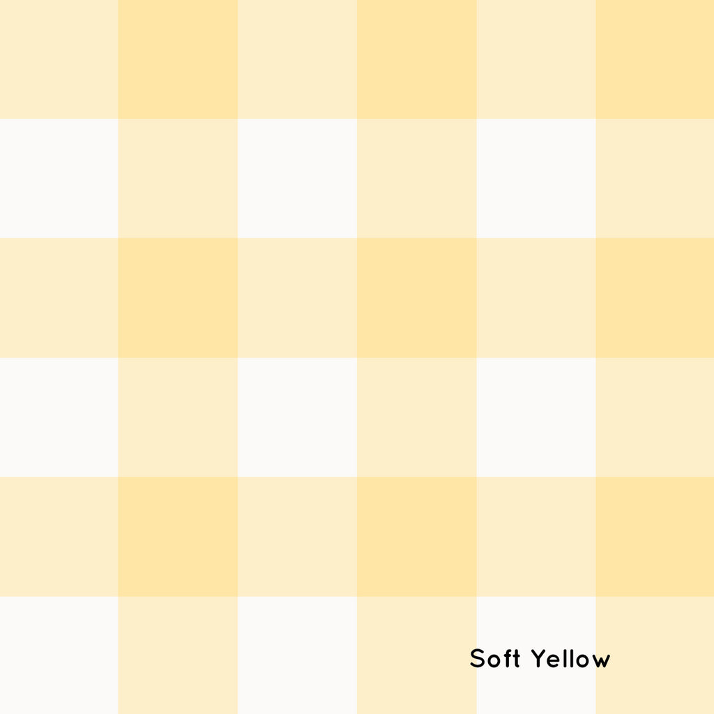 Traditional Gingham | Full & Half Wall Wallpaper Wallpaper Blond + Noir 