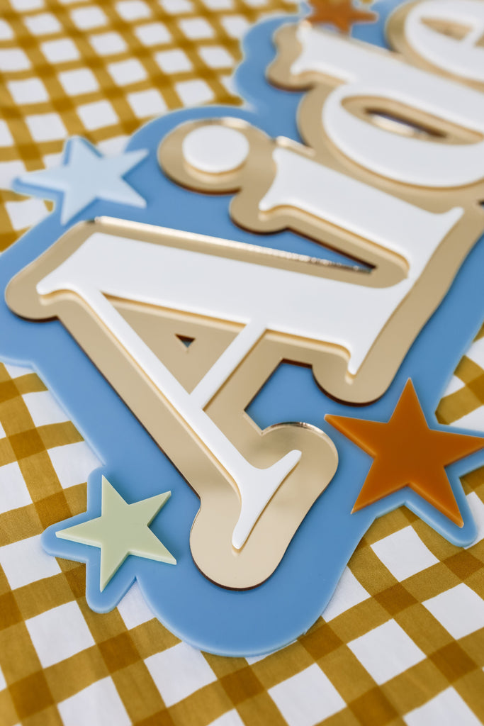 Triple Layer Star | Custom Acrylic Name Acrylic Name Letterly Australia 