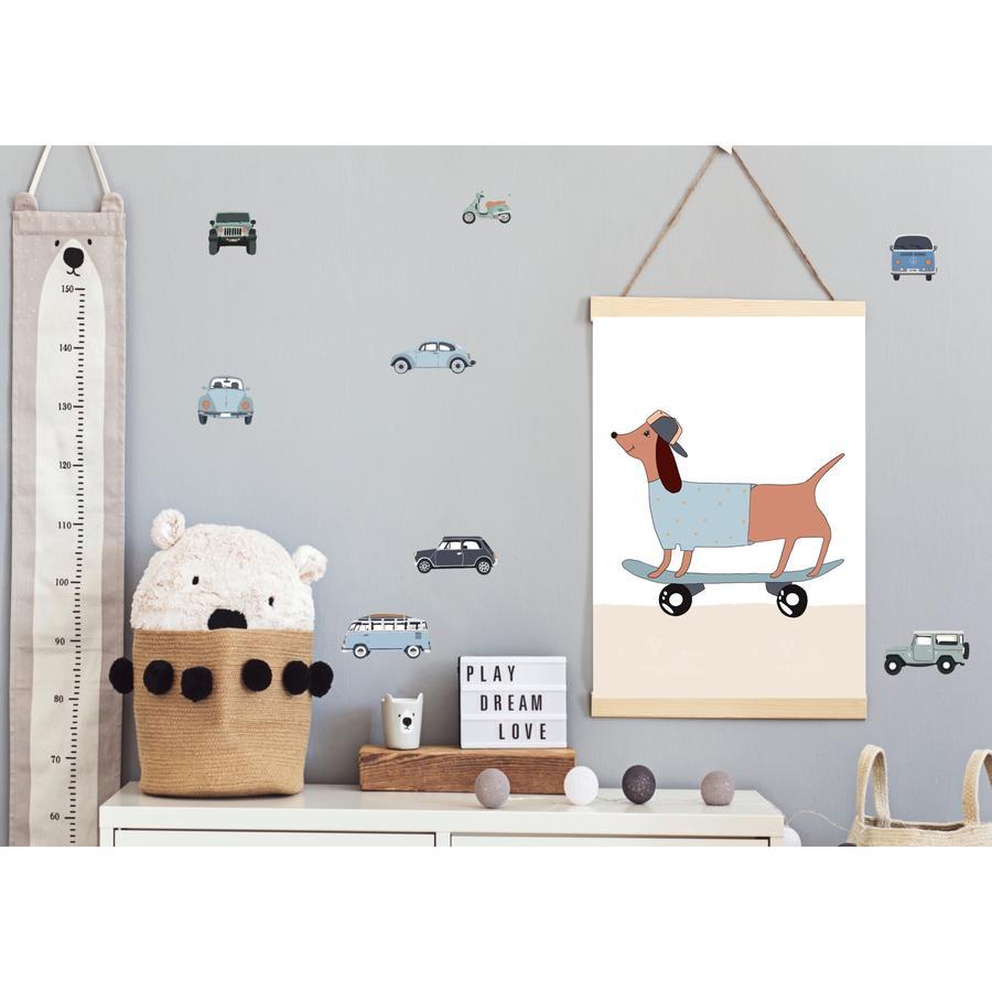 Vintage Cars | Removable Fabric Wall Decals Wall Decals My Hidden Forest 