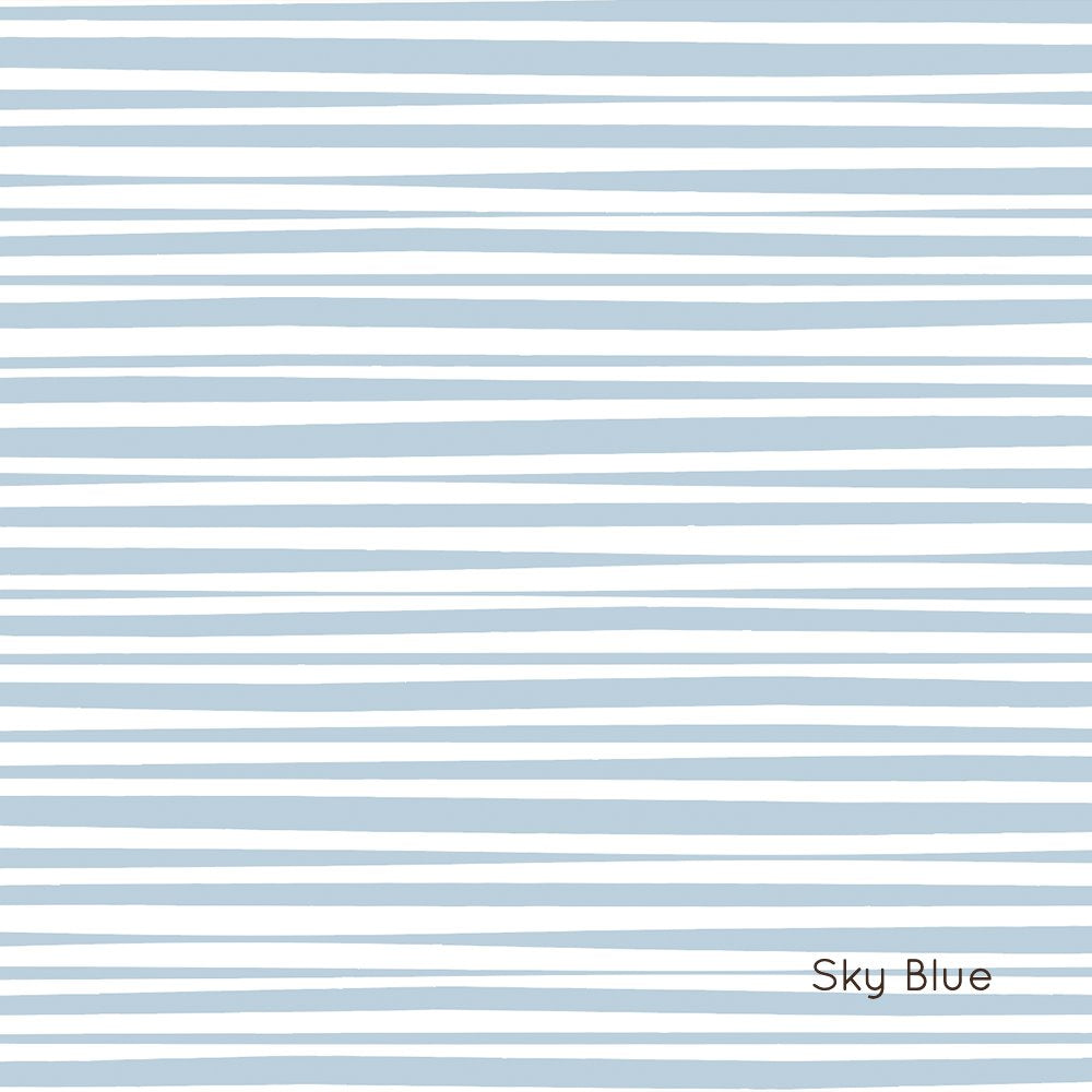 Wavy Stripes | Full & Half Wall Wallpaper Wallpaper Blond + Noir 