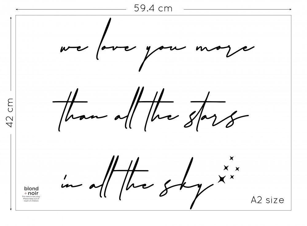 Words for the Wall: Custom Name or Quote | Removable Fabric Wall Decals Wall Decals Blond + Noir 