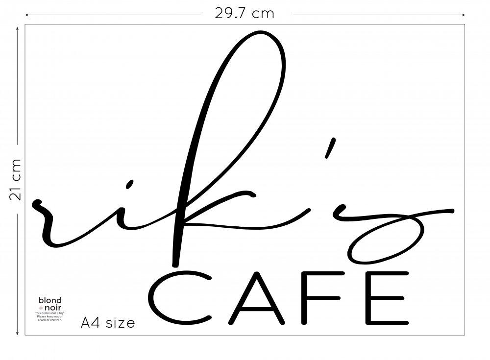 Words for the Wall: Custom Name or Quote | Removable Fabric Wall Decals Wall Decals Blond + Noir 