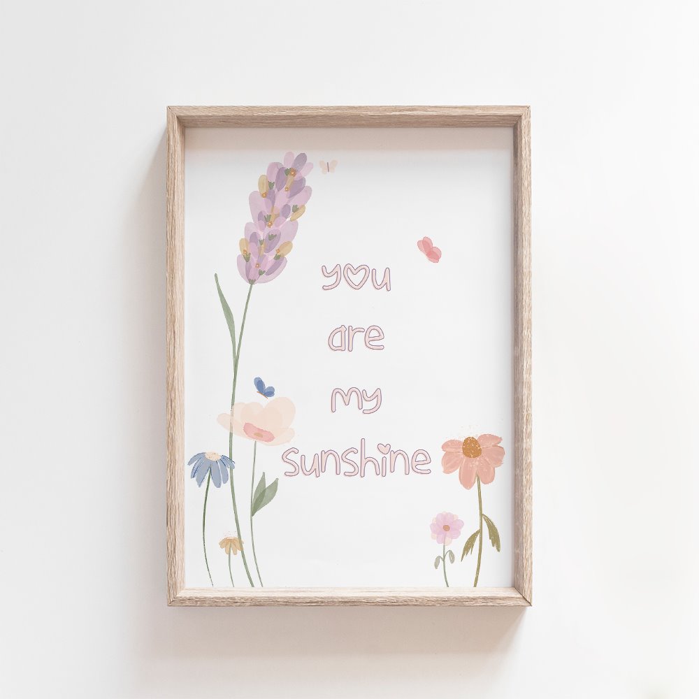 You are my sunshine | Garden Party Art Print Art Prints Blond + Noir 