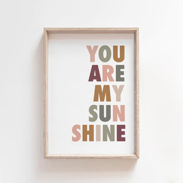 You are my sunshine Print | Earth | Art Print Art Prints Blond + Noir 